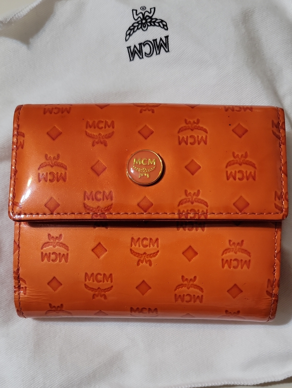 Authentic MCM compact wallet.